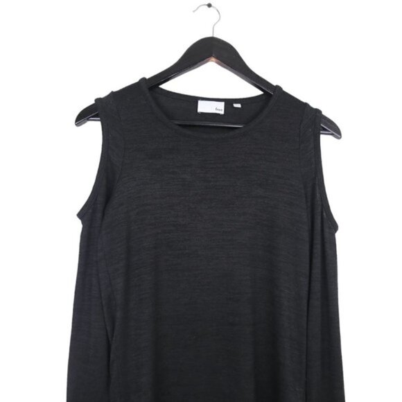 ARITZIA Wilfred Free Arrington Cold Shoulder Top Black Size Medium - Picture 2 of 7